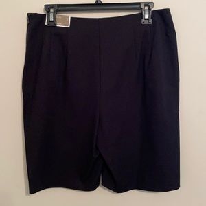 Chicos black shorts size 1 NEW